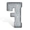 Galvanized Metal Letters for Wall Decor 3D Letter F for Hanging or Freestanding Unique Blend of Rustic Vintage Western and Industrial Styles Fits for Living Room Lobby Kitchen Bedroom Decoration